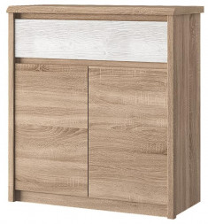 Модульная мебель АНРЭКС SOMMA Тумба 2D1S цвет дуб сонома/сосна каньон (2 уп.)