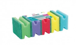 Губка PALISAD Губки для посуды профильные COMFORT, 87X65X40 мм, 5 шт.923575