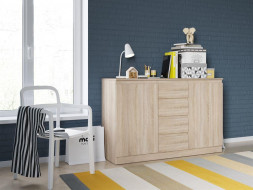 Комод НК-МЕБЕЛЬ STERN комод Т-4 (16 мм) 4-я Дуб Сонома 72676280 (2 кор.)