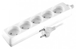 Удлинители электрические VOLSTEN S 5X5 (э/удл. 5 гн. 5 м., 10А, 2200 Вт.)