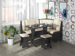 Набор мебели для кухни БИТЕЛ ОРХИДЕЯ Венге/Крем (кремовый) (4 кор)