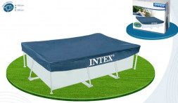 Тент для бассейна INTEX Защитный тент (ДЛЯ КАРКАСНЫХ БАССЕЙНОВ 300Х200см) 28038