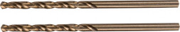 Сверло DENZEL Сверло по металлу, 2,5 мм, HSS Co-8%, 2 шт.//