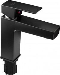 Смеситель для раковины BRIMIX 5974 Смеситель на раковину, шаровый, из высокопрочного пластика АБС, ЧЕРНЫЙ, квадратный корпус