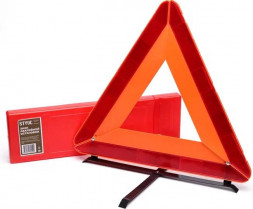 Знак аварийной остановки STVOL SZ02 широкий на металлическом основании