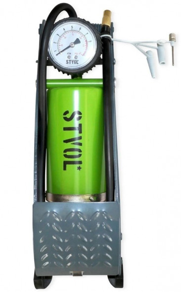 Насос STVOL SFP03 ножной механический, 380см3, с сумкой