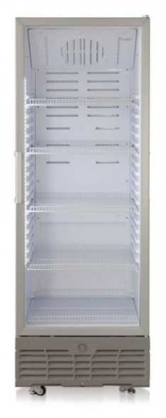 Шкаф-витрина БИРЮСА M521RN 545л металлик витрина