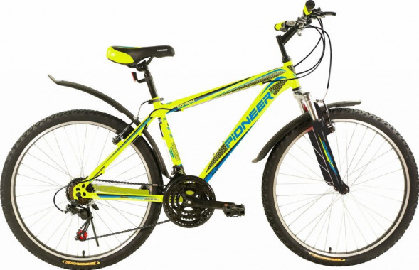 Велосипед PIONEER COWBOY 26&quot;/16&quot; green-black-blue
