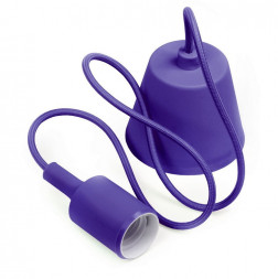 подвес SMARTBUY (SBE-CLHE27s-p) подвес с патроном e27, 1 м, фиолетовый