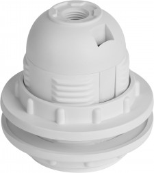 Патрон DUWI 24532 2 Патрон E27 люстровый 2 кольца белый