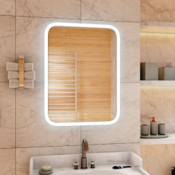 Зеркало настенное САНАКС 45226 Зеркало 600х800 мм, сенсорное, с внутренней LED подсветкой