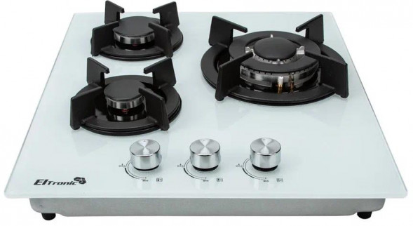 Варочная панель ELTRONIC (33-12) 3 конфорки, белый