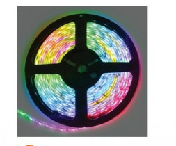 Лента светодиодная ECOLA P5LM14ESB 14.4W/M 12V IP65 10MM 60LED/M RGB разноцветная