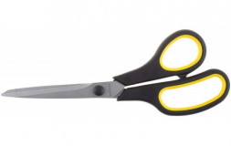Ножницы STAYER &quot;MASTER&quot; Ножницы хозяйственные, изогнутые, двухкомпонентные ручки, 215мм 40466-21