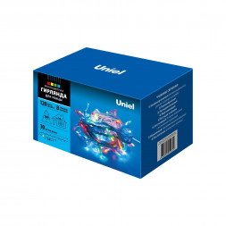 Электрогирлянда UNIEL 07927 ULD-S1000-120/DWA MULTI IP67 120 светодиодов, 10 м, разноцветная