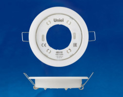 СВЕТИЛЬНИКИ ВСТРАИВАЕМЫЕ UNIEL (UL-00005051) GX53/H2 WHITE 10 PROM