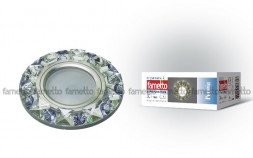 ЭЛЕКТРИКА FAMETTO (10644) DLS-P123 GU5.3 CHROME/CLEAR+PURPLE