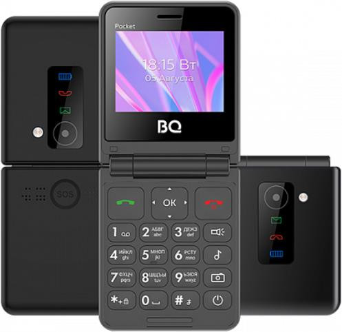 Телефон мобильный BQ 2456 Pocket Black