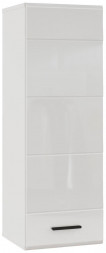 Модуль для гостиной НК-МЕБЕЛЬ GLOSS шкаф навесной Белый/Белый глянец 71373113 (2 кор.)