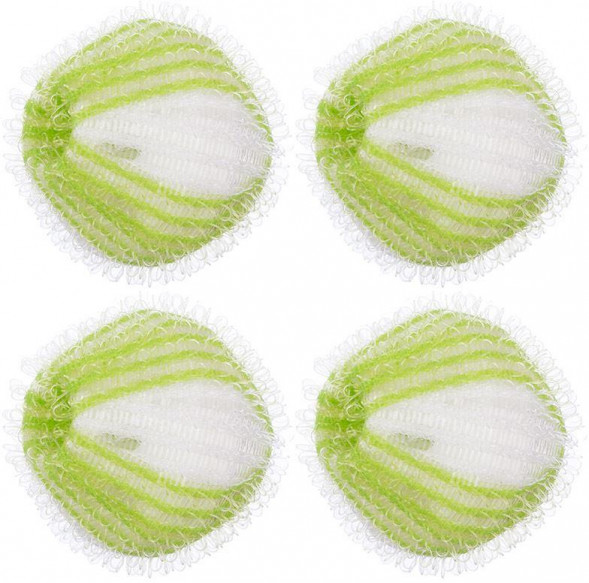 РЫЖИЙ КОТ Набор шариков для стирки против катышков WB-04, диа 3,5 см (4 шт) (311123)