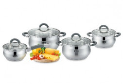 Посуда LARA LR02-93 Bell набор посуды 8пр. ПОДАРОК LARA LR04-36 500мл