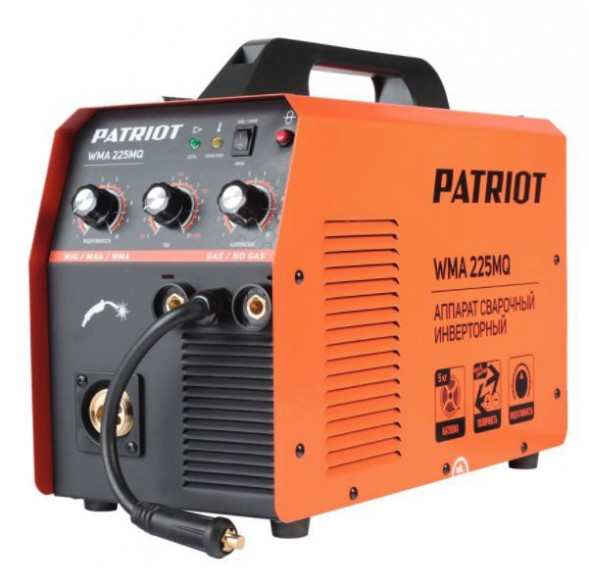 Полуавтомат сварочный PATRIOT 605301755 WMA 225MQ MIG/MAG/MMA Полуавтомат сварочный
