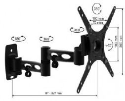 Кронштейн MD 3343 3D для 15-42&quot; черный