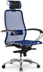 Кресло компьютерное МЕТТА Samurai S-2.04 (MPES) Синий/Черный/Синий z312293968