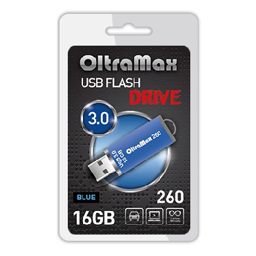 флэш-накопитель OLTRAMAX OM-16GB-260-Blue 3.0 синий