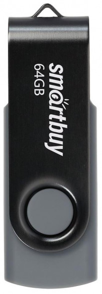 USB-флэш SMARTBUY (SB064GB2TWK) UFD 2.0 064GB Twist Black черный