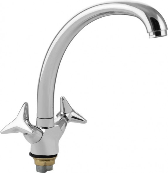 Смеситель для кухни SANAKS 4054 Смеситель кухонный металлокерамика ручка мерседес