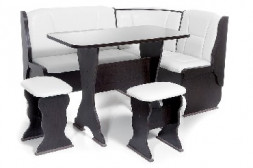 Набор мебели для кухни БИТЕЛ ОРХИДЕЯ Венге/Милк (молочный) (4 кор)