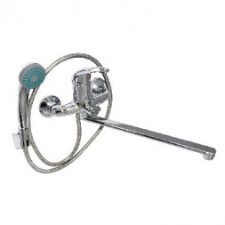 Смеситель для ванны TORNADO 4218 Смеситель в ванную длинный нос, шаровый, с дивертором на корпусе