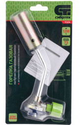 Инструмент для пайки и сварки СИБРТЕХ Горелка газовая на бутановый баллон 91434