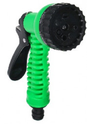 Пистолет-разбрызгиватель INBLOOM Пистолет-распылитель, 7 режимов, с эргономичной ручкой, пластик 161-006