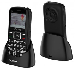 Телефон мобильный MAXVI B5ds Black
