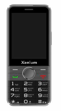Телефон мобильный XENIUM X800 Black
