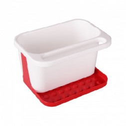 Подставка АЛЬТЕРНАТИВА М5952 для моющих средств бело-красный