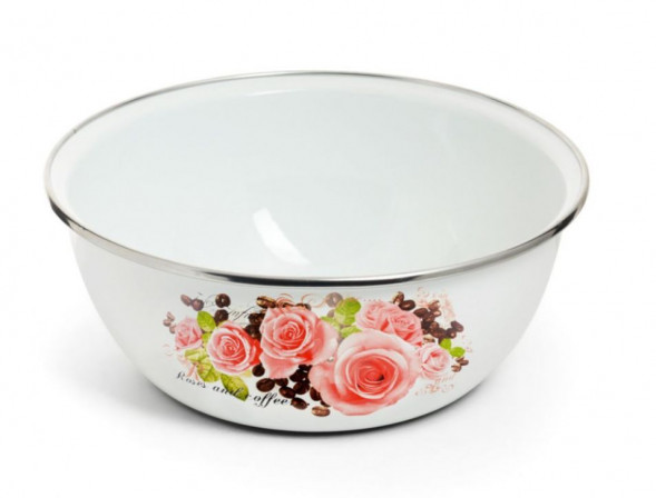 Миска ЭСТЕТ ЭТ-75091 Миска &quot;Розы и кофе&quot; 2,5 л (55043)