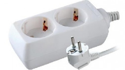 Электро удлинитель VOLSTEN (9310) S 2x5-Z (2 гн. 5 м., 10А, 2200 Вт.)