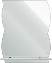 Зеркало САНАКС 45550 Зеркало комбинированное с зеркальными вставками, с полкой , 510 х 640 мм, полка 500 мм