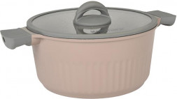 Кастрюля KUKMARA Кск52а Stella а/пр литая 5,2л стекл/кр