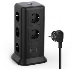 Сетевой фильтр TESSAN TPS01-DE черный