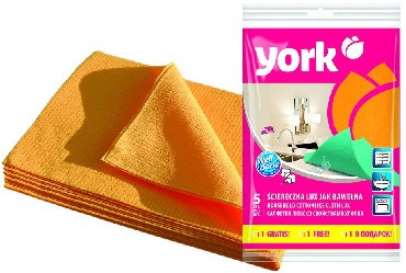Набор салфеток YORK ЛЮКС сверхвлаговпитывающая 5шт+1шт 020330