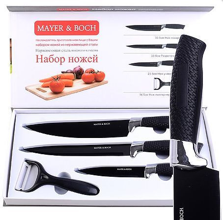 Набор ножей MAYER&amp;BOCH 30737 черный