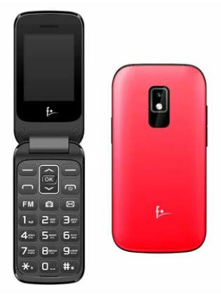 Телефон мобильный F+ Flip 240 Red