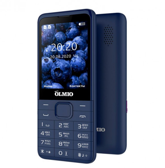 Телефон мобильный OLMIO E29 Blue