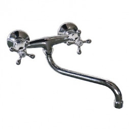 Смеситель для кухни АРМАДА 44005 Смеситель кухонный от стены металлокерамика