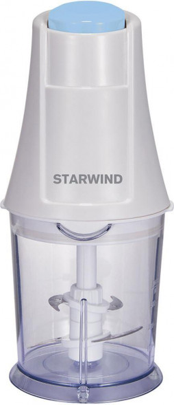 Измельчитель STARWIND SCP1011 0.36л. 250Вт белый/бирюзовый