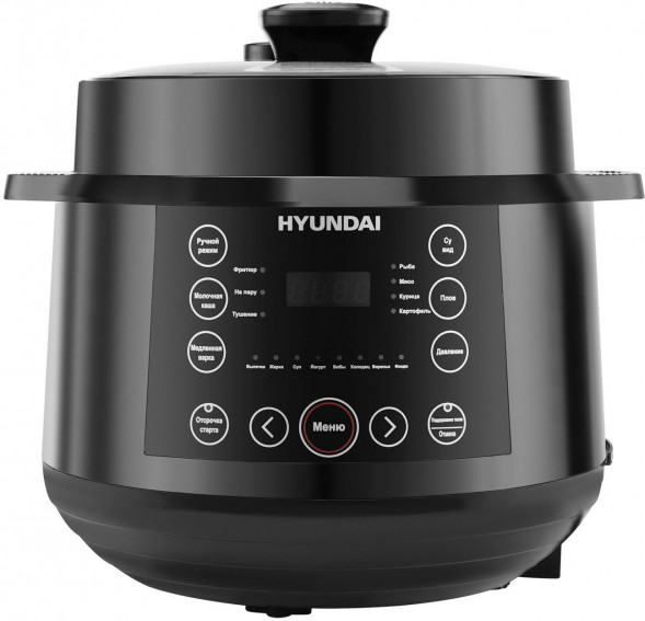 Мультиварка HYUNDAI HYMC-2407 5.7л 1000Вт черный/черный